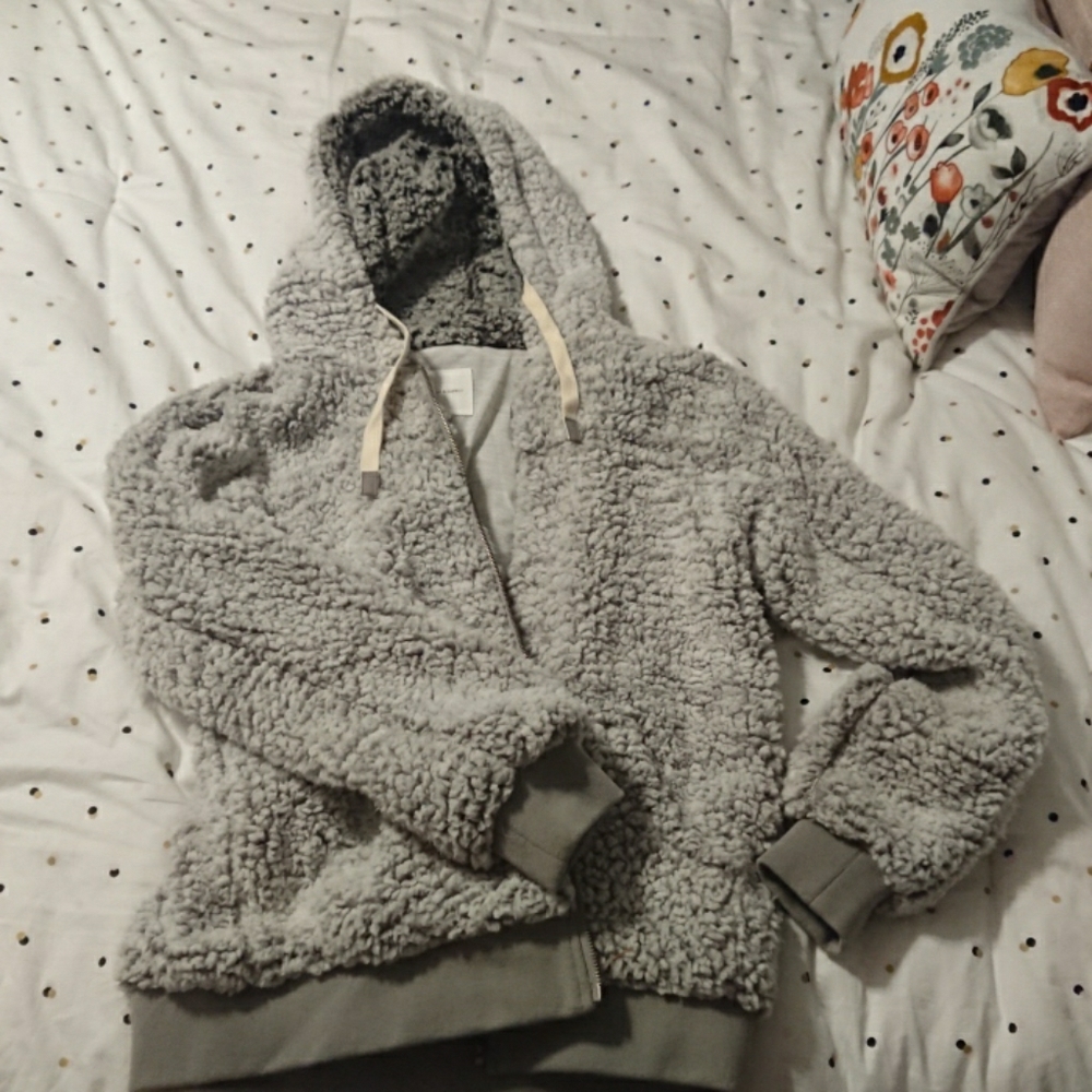 Sherpa wubby full zip jacket